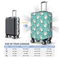 thumbnail image 4 of Susaid Pig And Flower Print Elastic Washable Suitcase Cover with Hidden Zipper, Fits 18-32 Inch Luggage for Protection During Travel-Large, 4 of 7