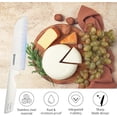 thumbnail image 3 of Kitchen Knife Set with Block, 5 Pieces Professional Chef Knife Set with Ergonomic Handle, Super Sharp Stainless Steel Knife Block Set for Chopping Slicing Dicing Cutting, 3 of 7