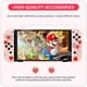 thumbnail image 4 of (Rosa fresa) Hermoso estuche de transporte para Nintendo Switch OLED 2021 en color rosa con estuche de viaje, estuche para PC, correa de hombro ajustable, agarre para el pulgar, pantalla, 4 of 4