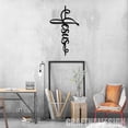 thumbnail image 5 of Craftnamesign Custom Jesus Cross Metal Wall Art, Jesus Home Wall Decor, Jesus Cross Light, 5 of 5