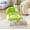 Green, variant on Rolling Low Stool with Backrest – Padded Seat & Silent Casters