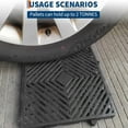 thumbnail image 4 of Plastic Pallets for Basement Storage Lightweight Waterproof Floor Pallet, 11.8"x23.6"x1.18" Waterproof Floor Pallets, Ventilated Grid Design, HDPE Heavy Duty Storage Pads for Garage Kitchen Outdoor, 4 of 7