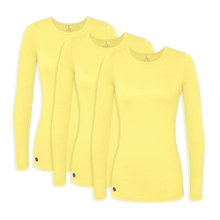 

Sivvan 3 Pack Women s Comfort Long Sleeve T-Shirt / Underscrub Tee
