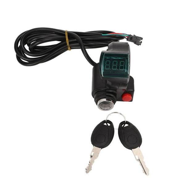 Empuñadura De Acelerador De Bicicleta Eléctrica, Acelerador Giratorio De Bicicleta Eléctrica, Interfaz SM Reconocida Automáticamente, Duradera Para Reemplazo ANGGREK Electric Bike Handlebar Throttle