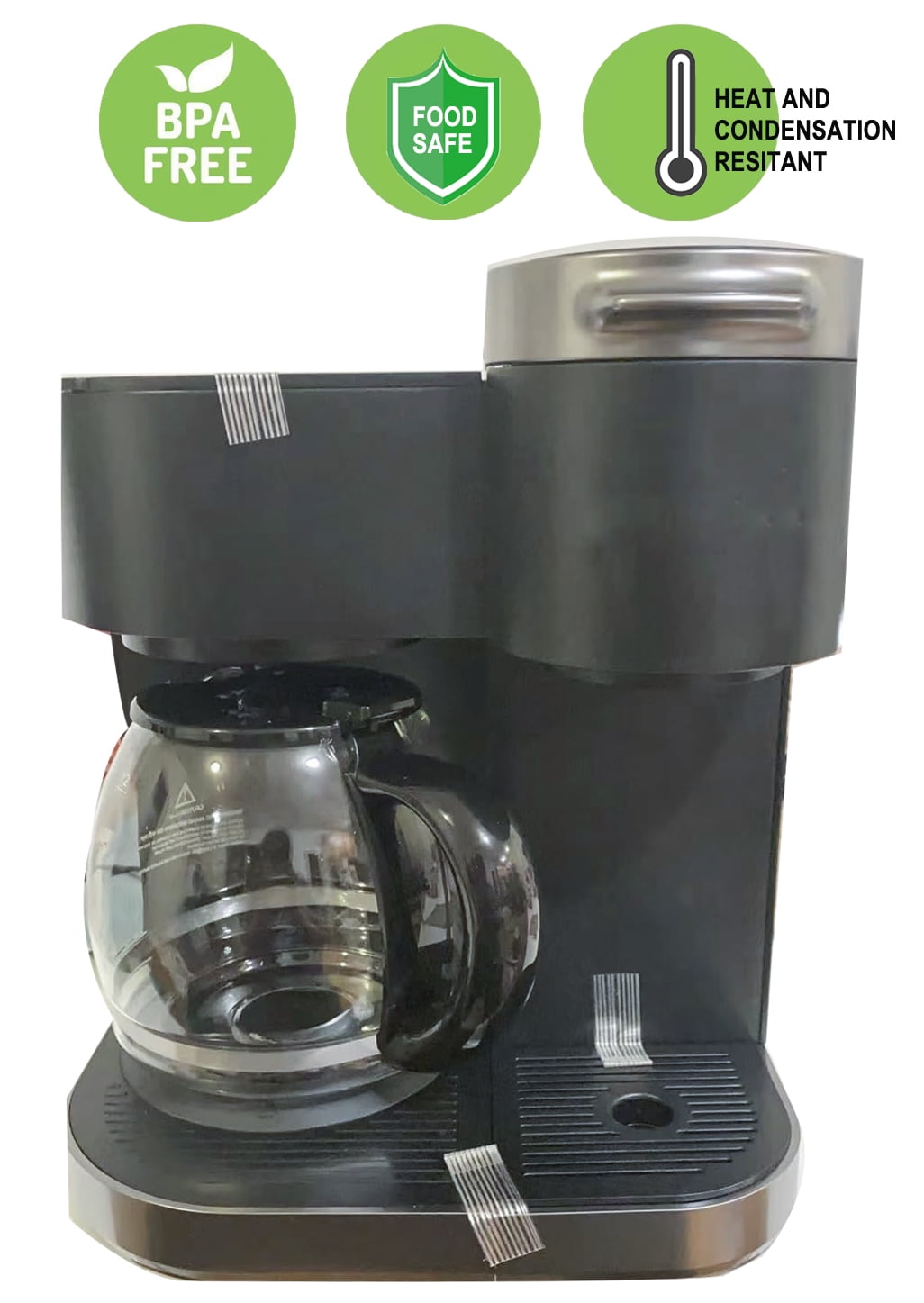  12-CUP Glass Replacement Coffee Carafe ONLY for KEURIG K-DUO  Single Server & Carafe Coffee Maker