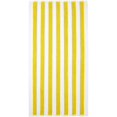 thumbnail image 4 of Toalla de playa y alberca a rayas algodón, suave y absorbente, grande, paquete de 2, amarillo, 76 x 152 cm, 4 of 7