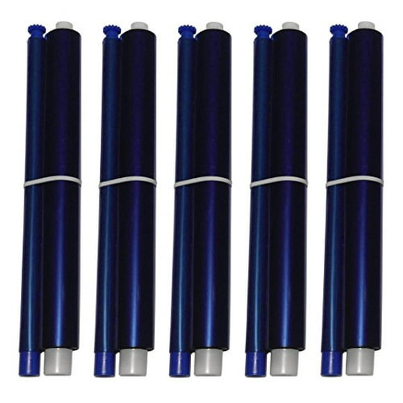 Lot de 5 Rouleaux de Recharge de Film Fax KX-FA91 pour Panasonic KX-FP205 KX-FP215 KX-FP215E KX-FP225 KX-FG2425 KX-FG2451 KX-FG2452 KX-FG2858