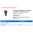 thumbnail image 2 of Timing Chain Guide Bolt - Compatible with 2009 - 2019 Audi A4 Base 2010 2011 2012 2013 2014 2015 2016 2017 2018, 2 of 2
