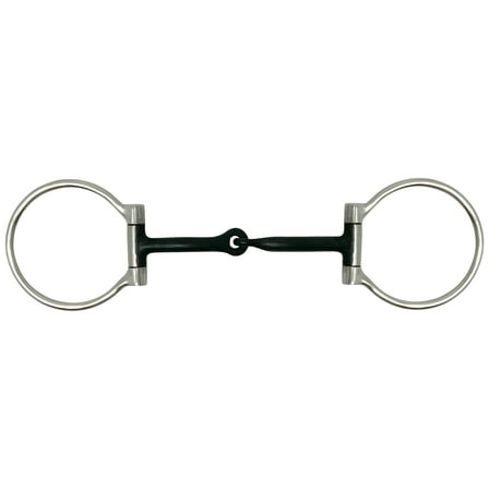 Showman Stainless Steel D-Ring 5" Sweet Iron Snaffle Bit