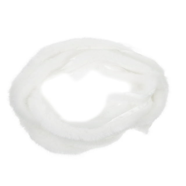 SHISUYAN 1pc Christmas Faux Fur Ribbon Trim Decor Accessory for Clothing