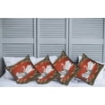 thumbnail image 6 of Ambesonne Animal Throw Pillow Cover 4 Pack, Romantic Swan Couple, 24", Multicolor, 6 of 6