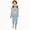Light Blue, variant on Boys Girls Short Sets Kids Summer Outfit Set Printed Round Neck Tight T-Shirt and Shorts Set Pink Size 1 Years