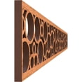 thumbnail image 3 of Ekena Millwork 46 3/8"W x 4"H x 3/8"T Hemingway Fretwork Moulding, Cherry, 3 of 13