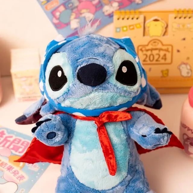 Muñeco de peluche Stitch de 30 cm, juguete de peluche Kawaii Lilo & Stitch, serie Summer Dream, peluche grande, almohada, regalo de cumpleaños para niños