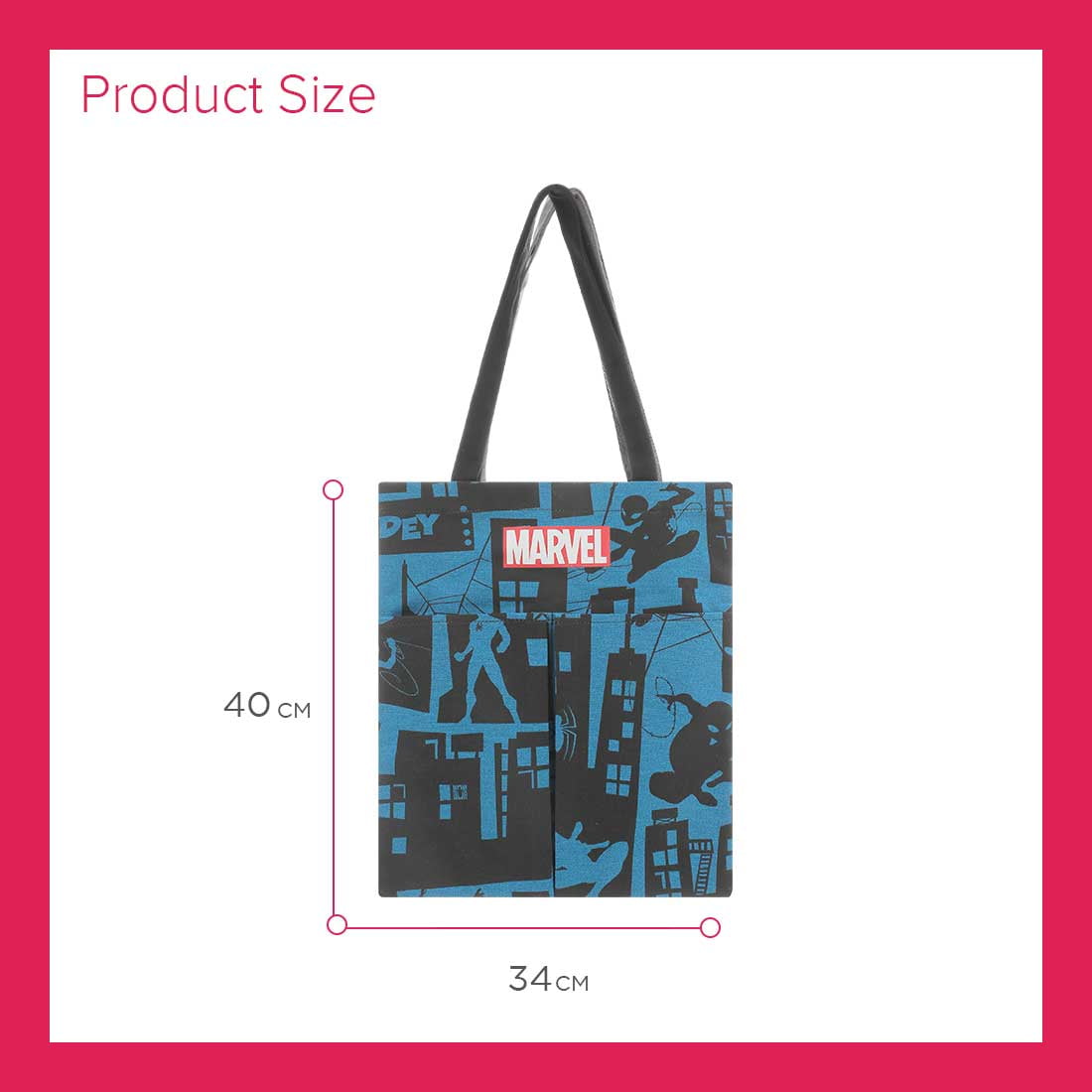 Marvel / Miniso Tote Bag with Handles and Strap Iron Man INVINCIBLE Nwt
