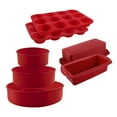 thumbnail image 2 of Molde de silicona para tartas, horno redondo para hornear, microondas, utensilios para hornear resistentes al calor, molde para hornear pan Inevent HA009516-06, 2 of 6