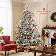 thumbnail image 2 of Gymax 8 FT Pre-Lit Artificial Christmas Tree w/ 1470 Branch Tips Warm White LED Lights, 2 of 10