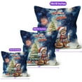 thumbnail image 4 of Merry Christmas and Happy New Year Santa Abyssinian Holiday Xmas Winter 2025 Pillow Cushion Double Sided Cat Lover Kitten Owner Gifts Throw Pillow - 00024, 4 of 4