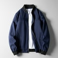 thumbnail image 2 of Trendy Casual Slim Fashion Zipper Men Coats Jacket Tops Autumn Winter Clothes, 2 of 3