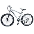 thumbnail image 2 of Bicicleta Deportiva Montaña CENTURFIT R26 Suspensión 21 Velocidades Freno de Disco Blanca, 2 of 5