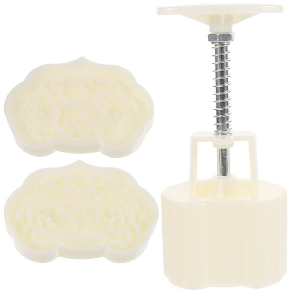 Himition 1 Set of Mooncakes Mold Festival DIY Hand Pressure Moon Cake Mould Press Baking Mold Tool