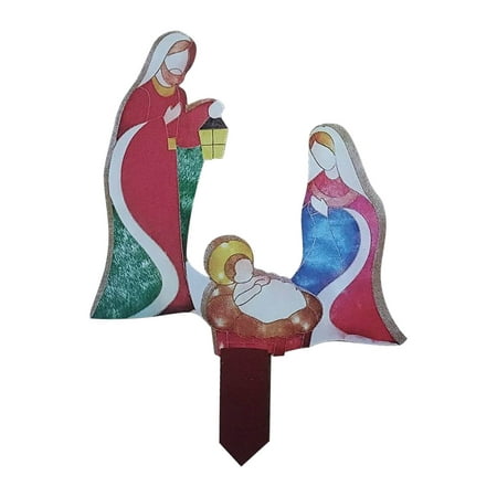 

Christmas Up to 65% off Clearance! SRUILUO Outdoor Nativity Scene Courtyard Christmas Decoration Outdoor Nativity Scene Christmas Decoration Plug-in Ornament