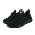 thumbnail image 3 of HONITANO Women's Leisure Mesh Sneakers, 1 Pair Black Breathable Anti- Shoes for Elderly, Moms, Comfortable and Lightweight, 3 of 8