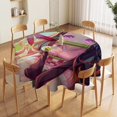 thumbnail image 5 of Kamado Nezuko Round Tablecloth Print Decorative Table Cover Washable Table Cloths for Dining Party Picnic 60x60in, 5 of 8