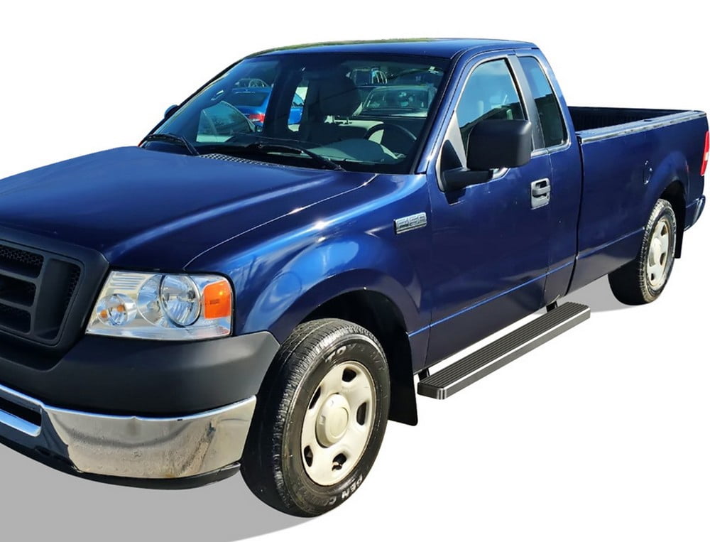 APS Running Boards 5 inches Compatible with Ford F150 2004-2008 Regular Cab (Exclude 04 Heritage) 304 Stainless Steel (Nerf Bars Side Steps Side Bars)