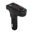 thumbnail image 3 of Cargador USB para coche Reproductor MP3 Bluetooth Transmisor FM Luz ambiental con pantalla LED, 3 of 5