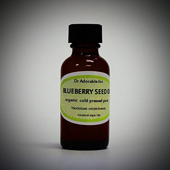 Dr. Adorable - 100% Pure Blueberry Seed Oil Organic Cold Pressed Natural Hair Skin Care Anti Aging - 1 oz