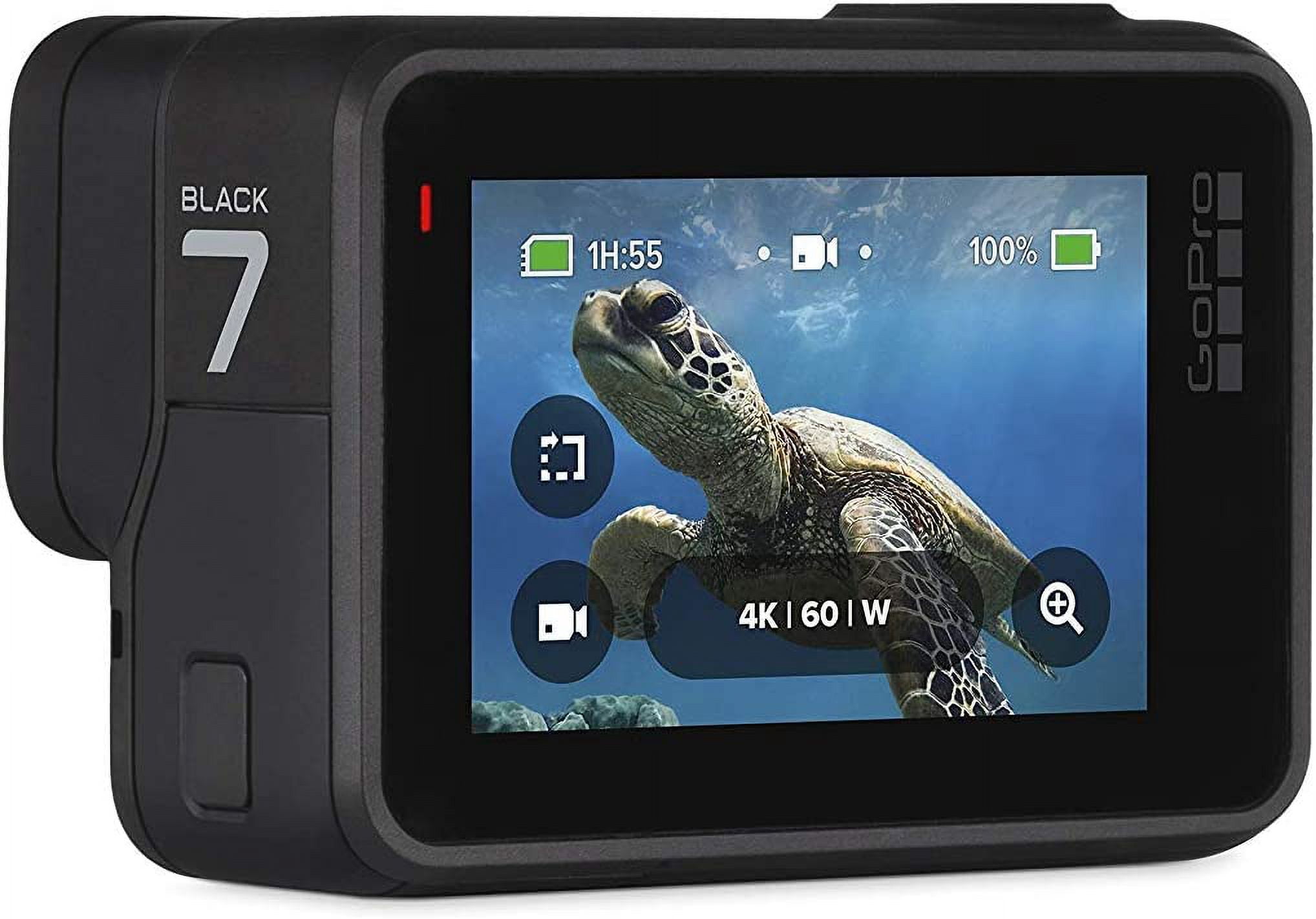 GoPro HERO7 Black - E-Commerce Packaging - Waterproof Digital Action Camera with Touch Screen 4K HD Video 12MP Photos Live Streaming Stabilization