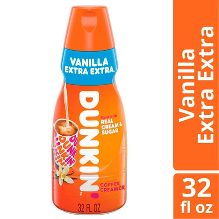 Dunkin’ Extra Extra Vanilla Coffee Creamer, 32 fl oz