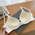 thumbnail image 4 of Women's Wireless Front Closure Push Up Bra, Beautiful Back Small Bust for Everyday Wear, Comfortable, Soft, Breathable, 4 of 6