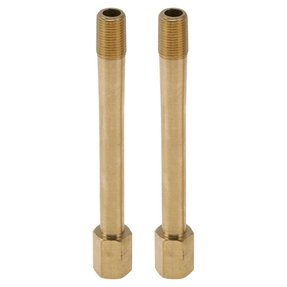 Accesorios de tubería de cobre Unique Bargains 1/8"Femenino x 1/8"Masculino unión de extensión de rosca interna y externa 3.94" 2 Pcs
