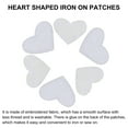 thumbnail image 4 of Heart Shaped Iron on Patches White Embroidered Sew on Love Applique Patches 33 Pack, 4 of 6