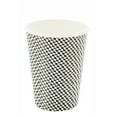 thumbnail image 2 of 12 oz Houndstooth Paper Coffee Cup - Spiral Wall - 3 1/2\'\' x 3 1/2\'\' x 4 1/4\'\' - 500 count box, 2 of 3
