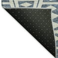 thumbnail image 3 of Addison Rugs Mayfield Washable Transitional Tribal, Boho Blue Rectangle Rug, 2'6" x 3'10", 3 of 6