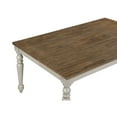 thumbnail image 4 of New Classic Furniture Jennifer Wood 7-Piece Dining Table Set in Brown & Beige, 4 of 8