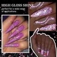 thumbnail image 6 of VOKY 6 Colors Fine Diamond Glitter Gel Nail Polish Set, Soak Off UV LED Sparkling Shimmer Nail Gel Kit,7.5ml Each, 28+ Days Long Lasting Party Festival Manicure for Home & Salon DIY Nail Art, 6 of 6