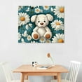 thumbnail image 2 of Nawypu Funny Elephant Sunflower Bathroom Decor Canvas Wall Art Wall Decor Humor Bathroom Sign Framed Poster Artwork Prints Pictures for Elephant Lovers Home Farmhouse Bathroom Bedroom Living Room, 2 of 4