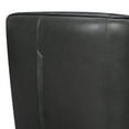 thumbnail image 6 of Aries Leather 45- Degree Return Swivel Barrel Chair, 6 of 7