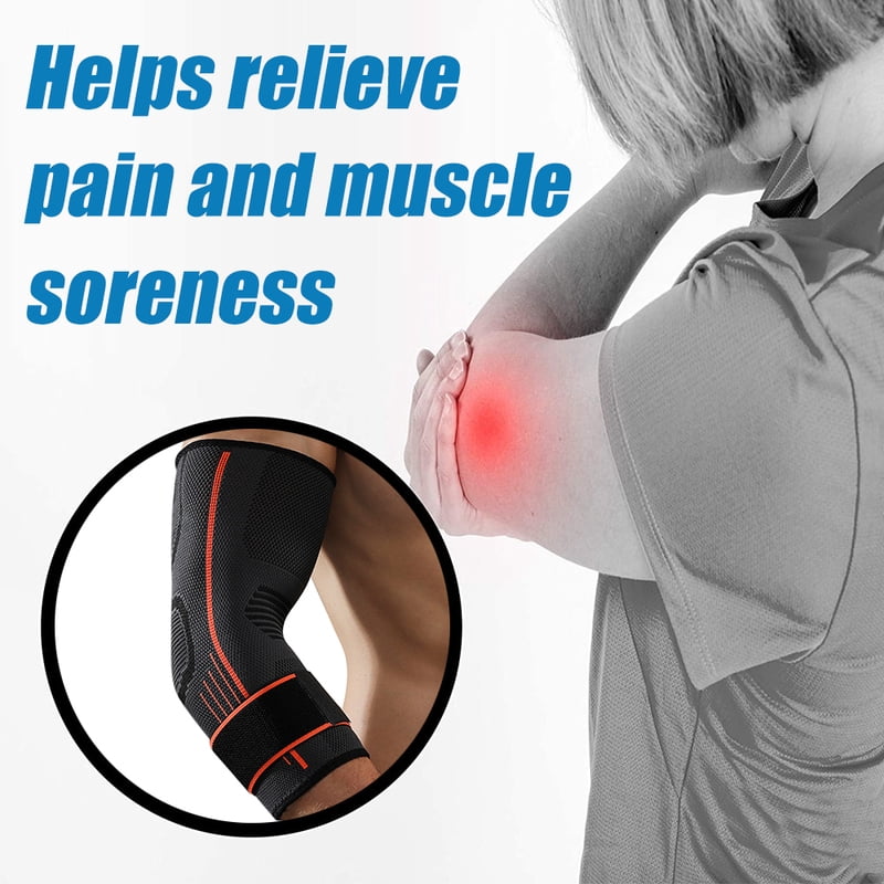 1pcs   Compression Sleeve Elbow Brace Gym Elastic Golfer's Elbow Straps for Supportive Pain Relief And Stability