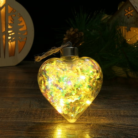 

Christmas LED Transparent Christmas Ball Christmas Tree Pendant Glowing