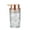 Red Copper L, variant on GULICA Glass Soap Dispensers with Red Copper Pump Head, Large Bottle Mouth, Liquid Soap Dispenser for Kitchen and Bathroom, Heavey Sunflower Glass Cup 400ml/13.5oz - 1 Pack
