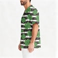 thumbnail image 4 of Fgvctg St. Patrick's Day Mens Scrubs Stretchy Short Sleeve Cute Shamrock Clover Print Scrubs Tops Loose V Neck Working Shirts Scrub Workwear Nurse Uniforms Medical T Shirts with Pockets Green 2XL, 4 of 6