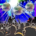 thumbnail image 3 of Globos de Discoteca JanHm 20 Piezas 4D 22 Pulgadas Color Plata, 3 of 4
