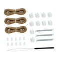 thumbnail image 3 of funtasica RV Pleated Shade Repair Kit Repair and Maintain Lightweight Trailer Replacement Hardware Accessories RV Repairing Kit Brown, 3 of 8
