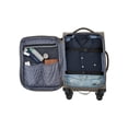 thumbnail image 3 of Wrangler 20-inch Expandable Rolling Carry-on with 8-Wheel System, Fallen Rock Brown, 3 of 7