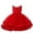 Red, variant on Elegant Flower Girls Wedding Party Pageant Dress For Baby Toddler 3 To 9 Years With Bow And Butterfly Detail Red,6-12 Months